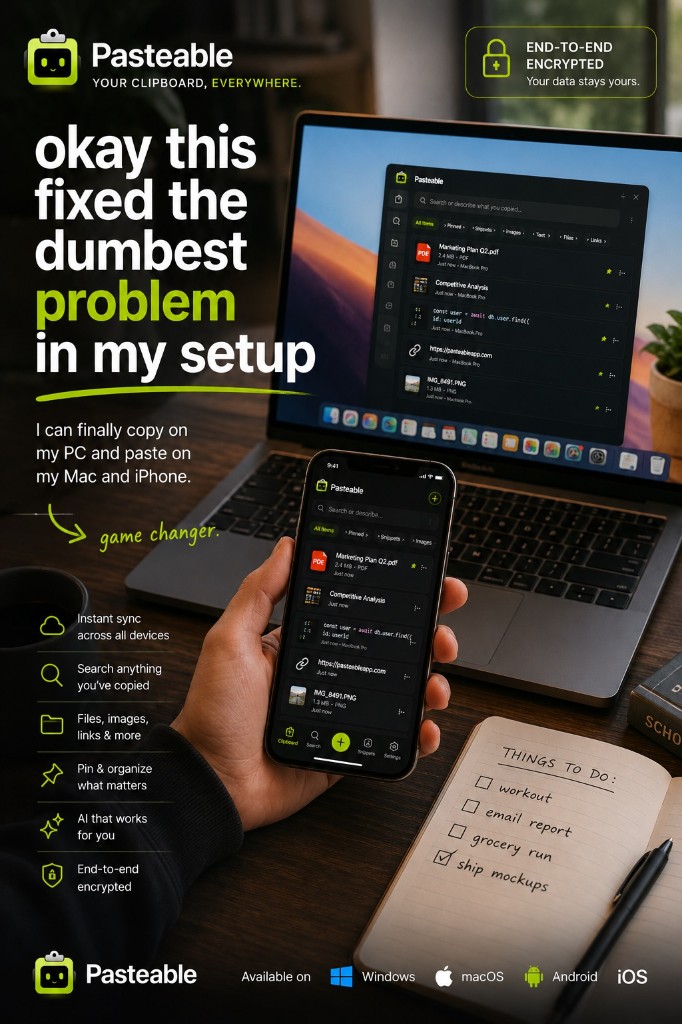 Pasteable vs Paste — the clipboard manager comparison